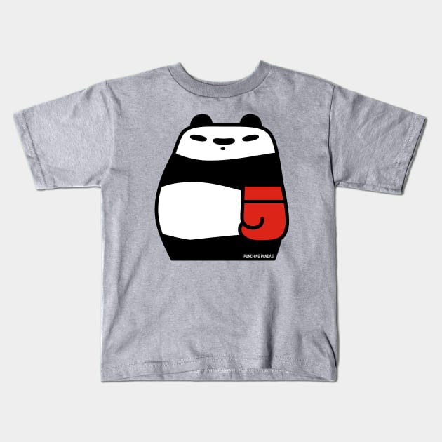 Punching Pandas Kids T-Shirt by PunchingPandas